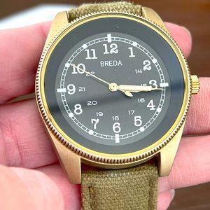 Breda Watch new in box. Needs battery / repair.